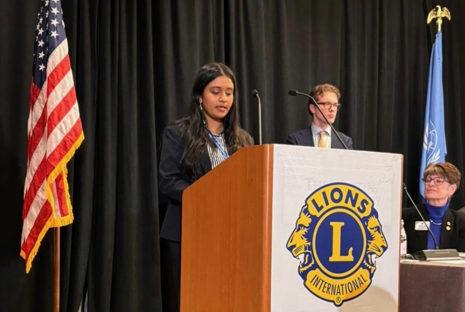 Jessica Shah addresses attendees at LDUN New York on March 1, 2024