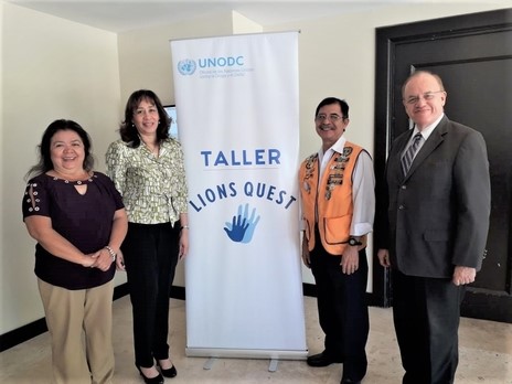 LCIF and UNODC Make New Strides in Drug Prevention Education in El Salvador
