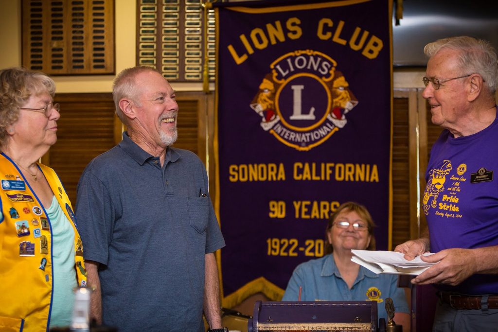 Members of the Sonora Lions Club